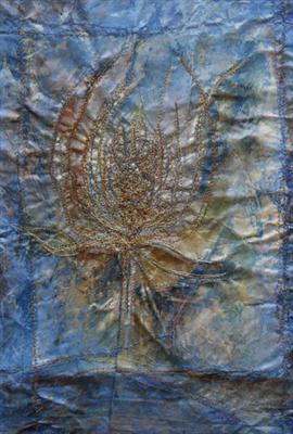 Stitched teasel